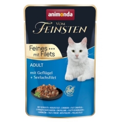 ANIMONDA VOM FEINSTEN DRÓB+FILET Z MINTAJA SASZETKA 85G